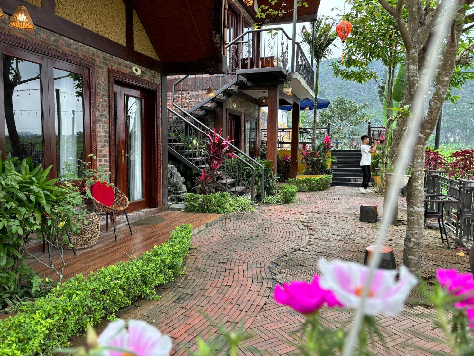Apartamento Papaya Bungalow & Rice Fields Ninh Binh Exterior foto