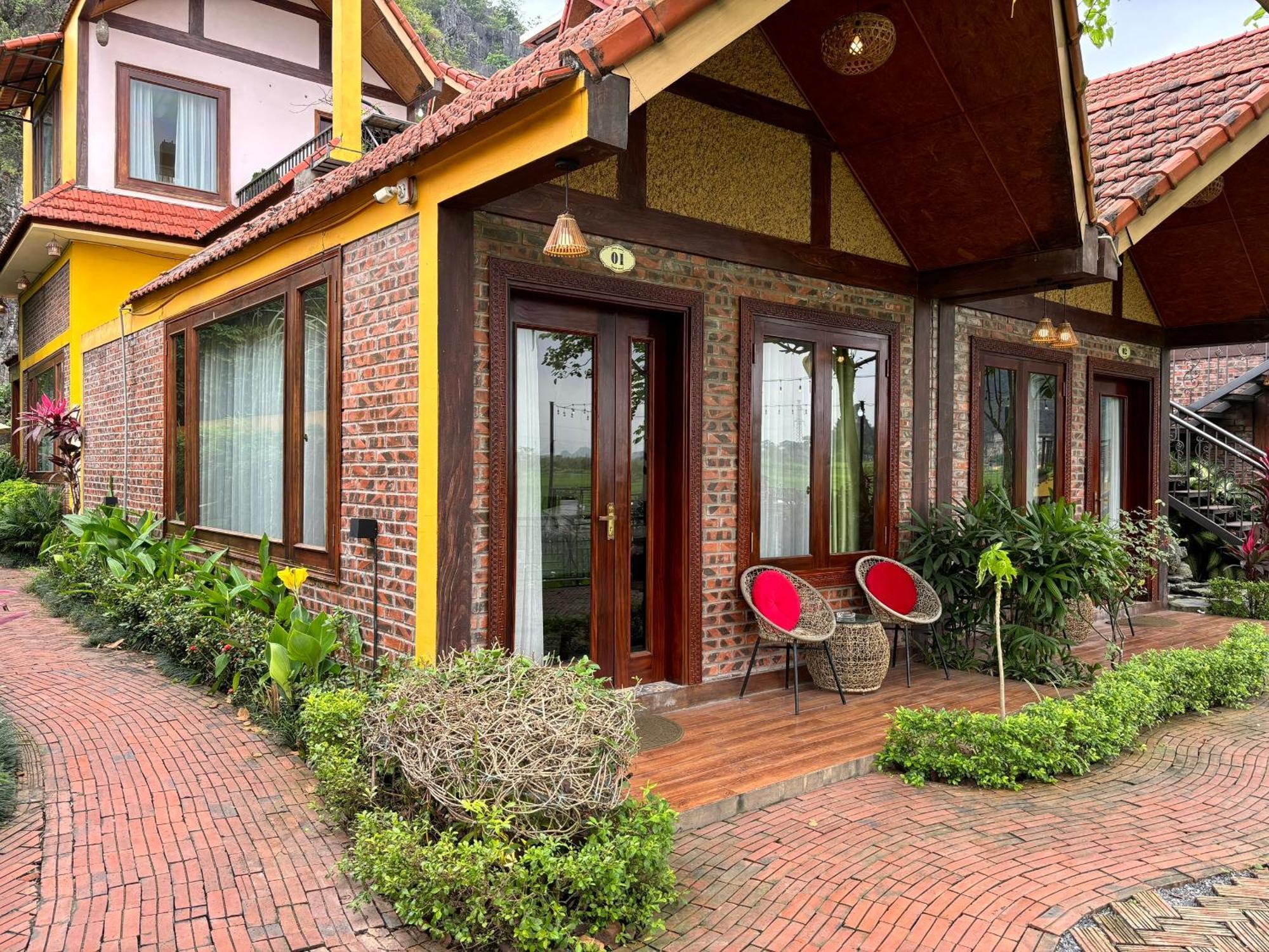 Apartamento Papaya Bungalow & Rice Fields Ninh Binh Exterior foto