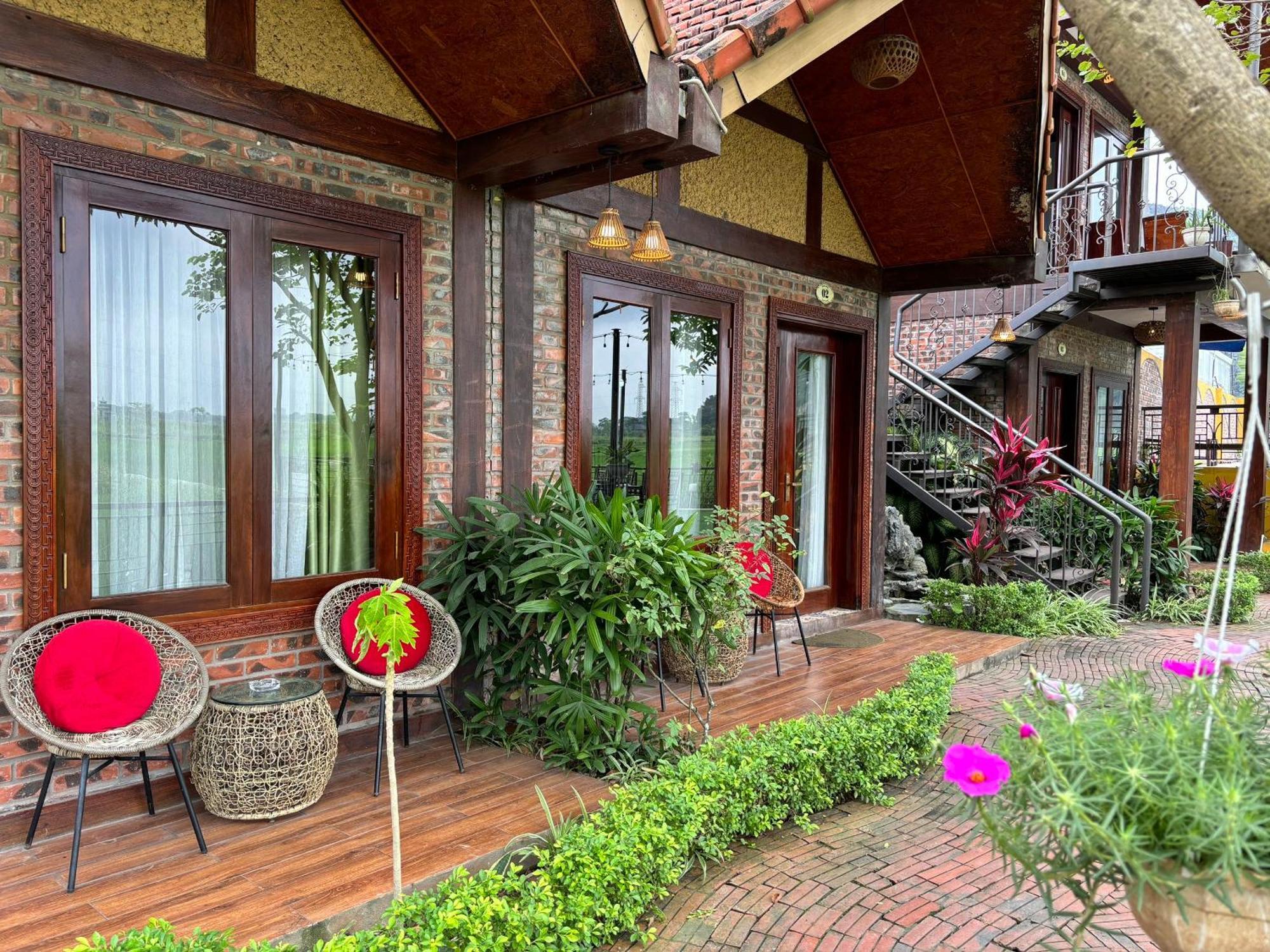 Apartamento Papaya Bungalow & Rice Fields Ninh Binh Exterior foto