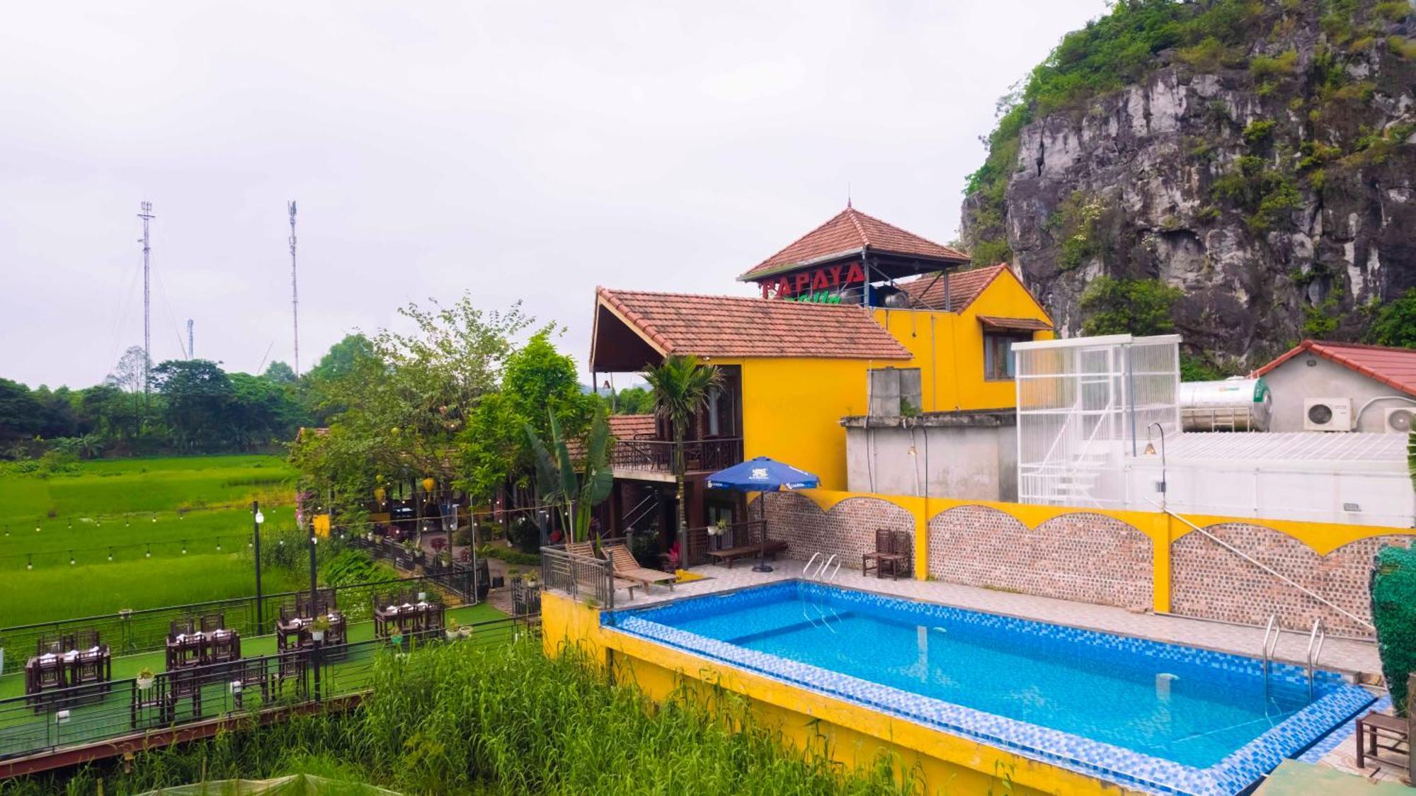 Apartamento Papaya Bungalow & Rice Fields Ninh Binh Exterior foto