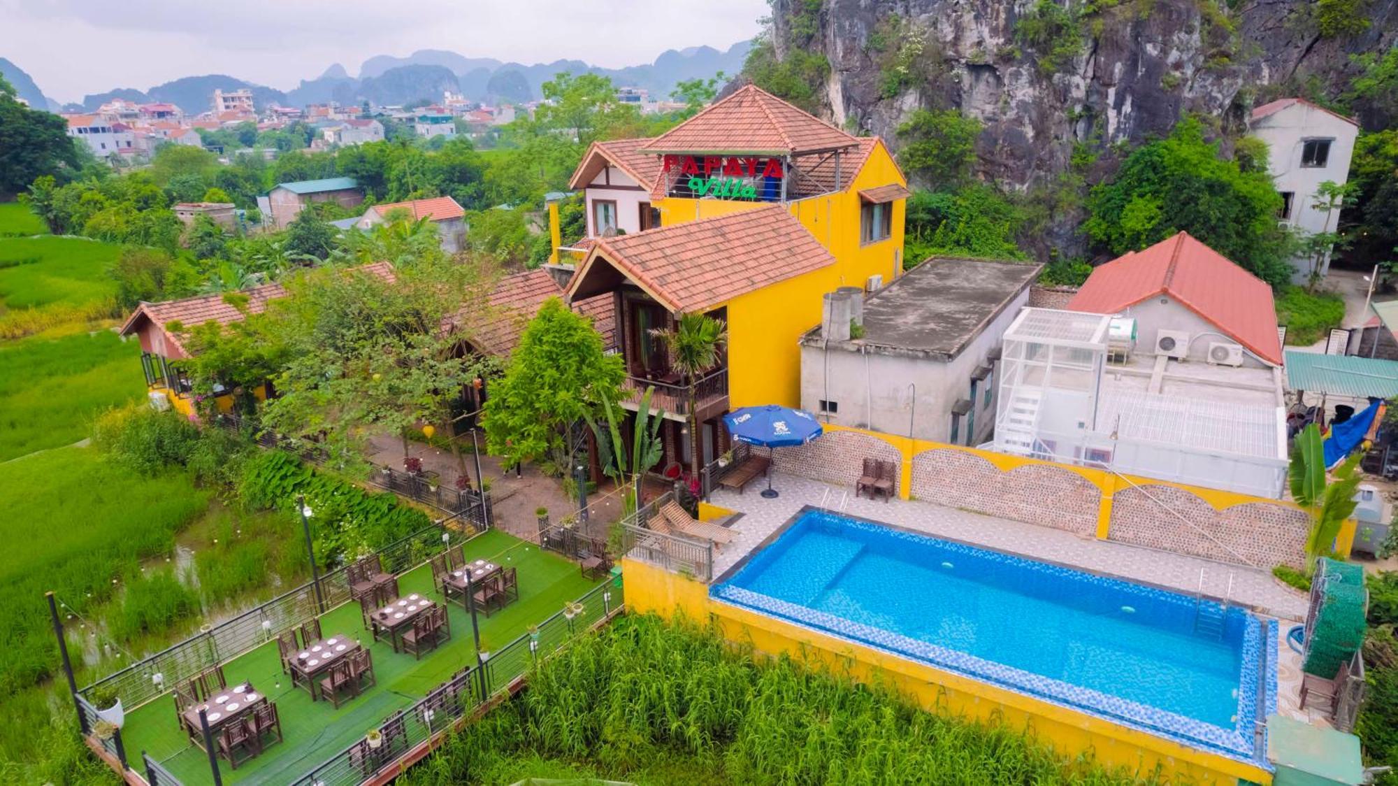 Apartamento Papaya Bungalow & Rice Fields Ninh Binh Exterior foto